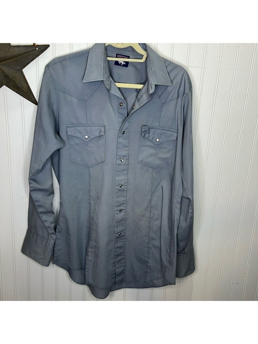 Vintage Chute #1 Western Work Shirt Size Mens Medium